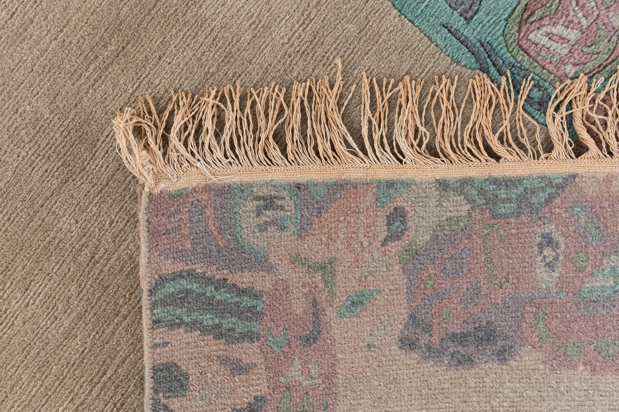 95cm x 165cm anudado a mano Tibet Alfombra Lana