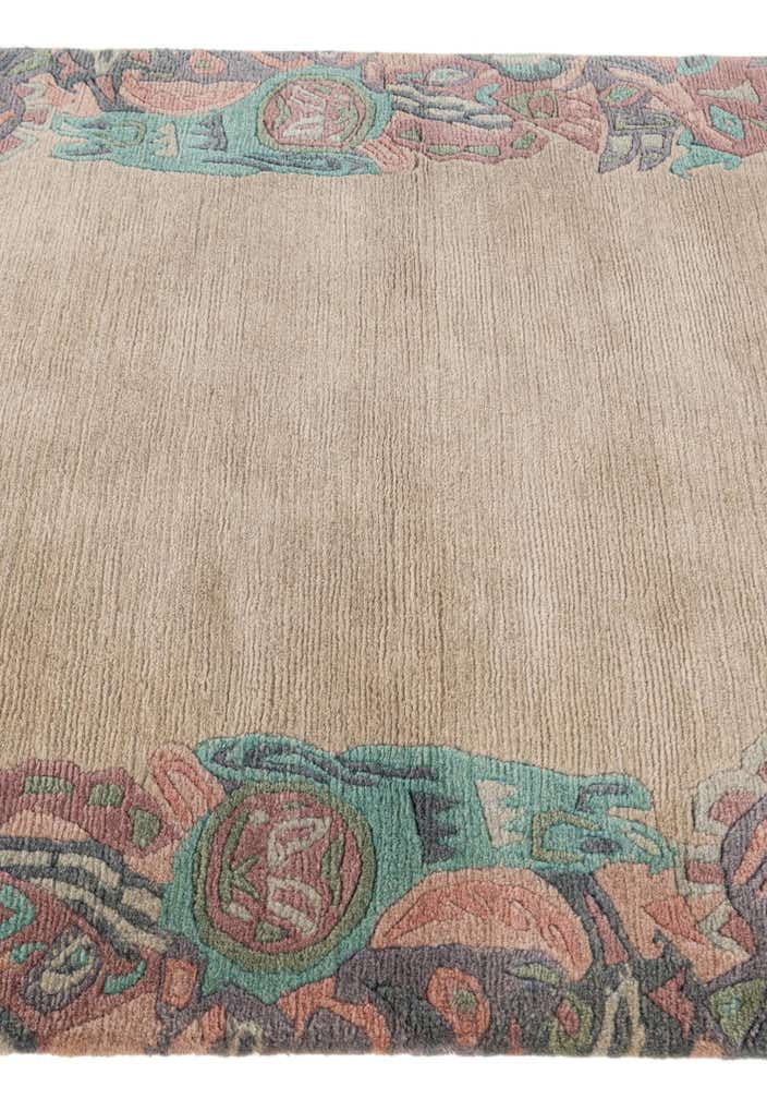 95cm x 165cm anudado a mano Tibet Alfombra Lana
