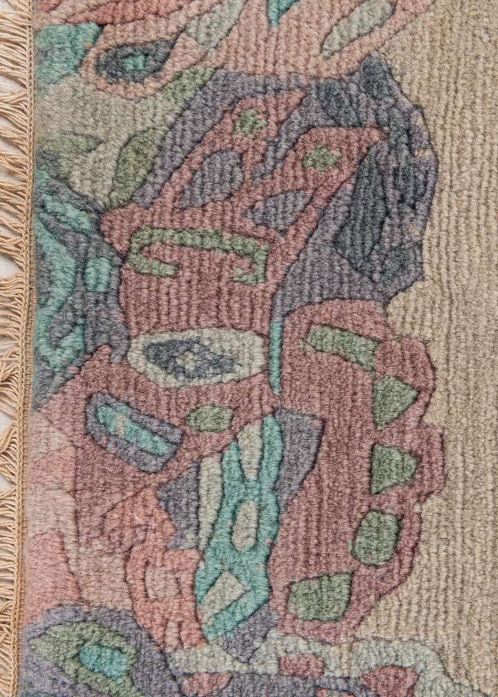 3' 2 x 5' 4 Hand Knotted Tibet Wool Rug