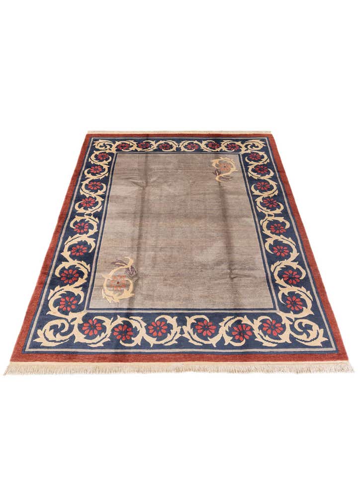 8' x 10' 1 Hand Knotted Tibet Wool Rug