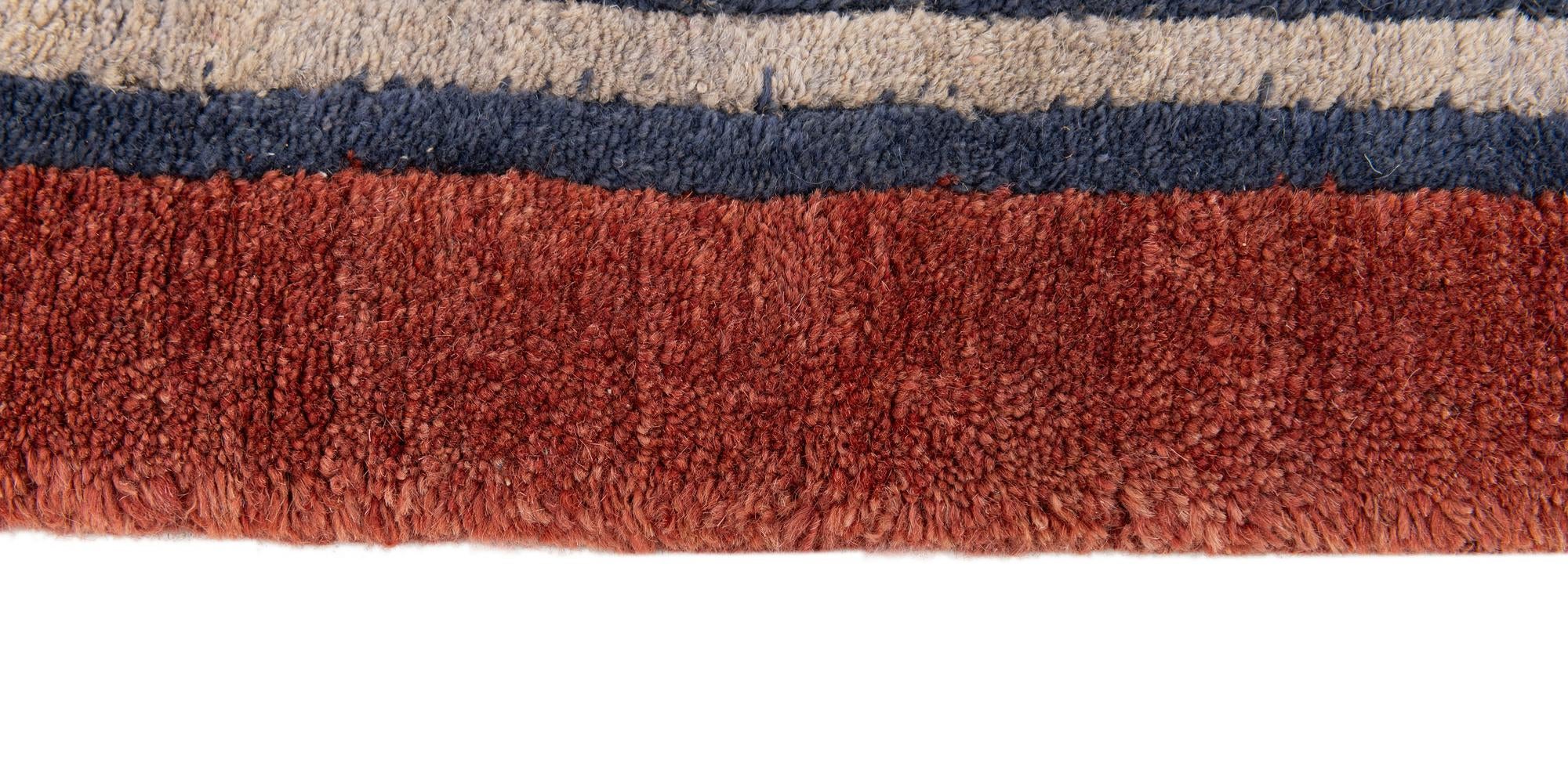 8' x 10' 1 Hand Knotted Tibet Wool Rug