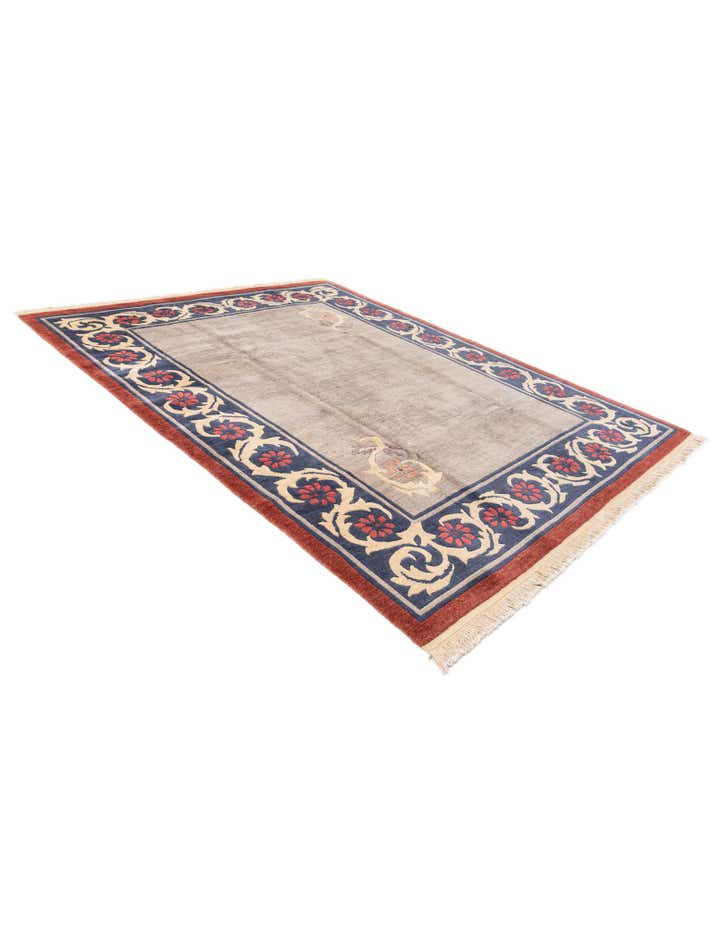 8' x 10' 1 Hand Knotted Tibet Wool Rug