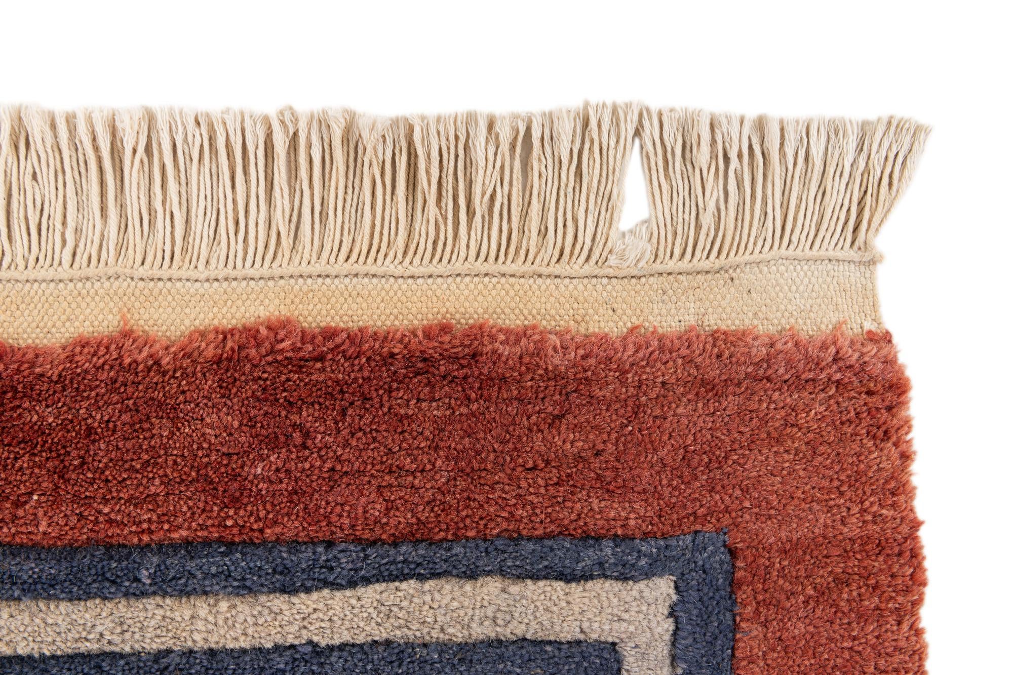 8' x 10' 1 Hand Knotted Tibet Wool Rug
