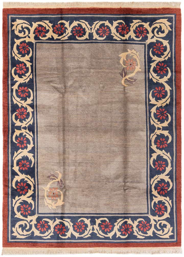 8' x 10' 1 Hand Knotted Tibet Wool Rug