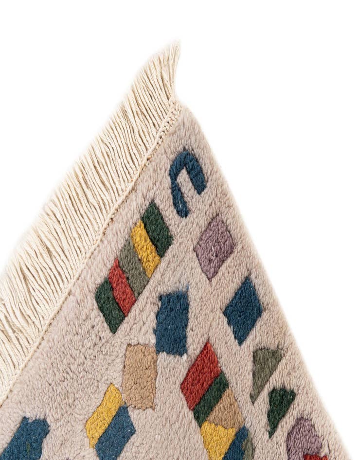 Detail image of 2' 1 x 2' 11 Hand Knotted Tibet Wool Rug