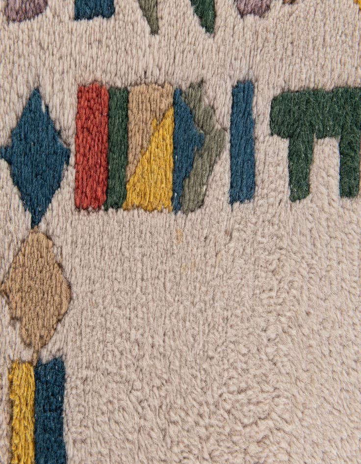 Detail image of 2' 1 x 2' 11 Hand Knotted Tibet Wool Rug