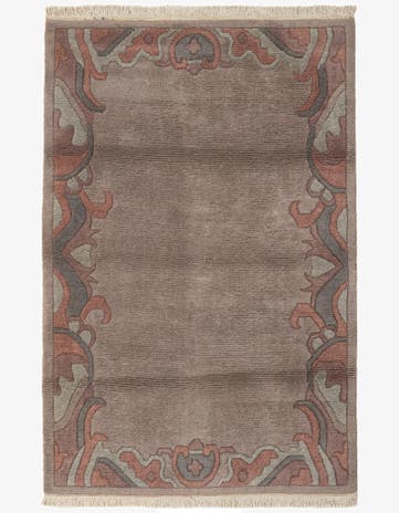 4' x 6' Hand Knotted Tibet Wool Rug