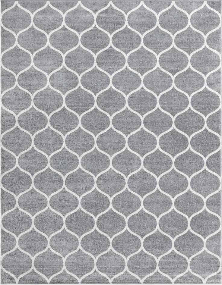 Detail image of 7' 10 x 10' Trellis Frieze Rug