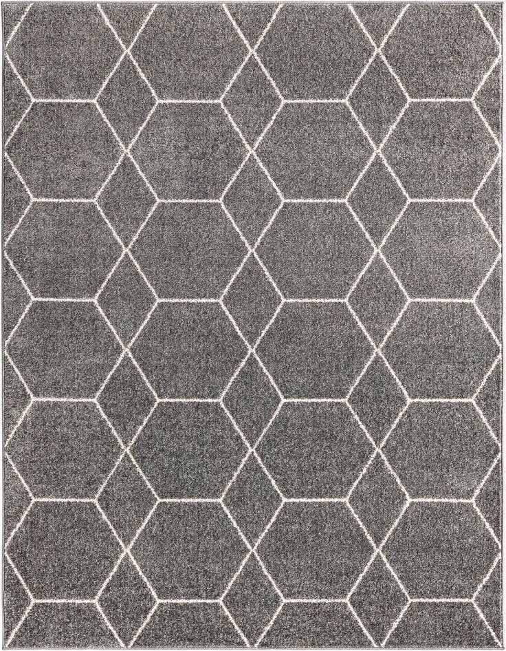 Detail image of 7' 10 x 11' Trellis Frieze Rug