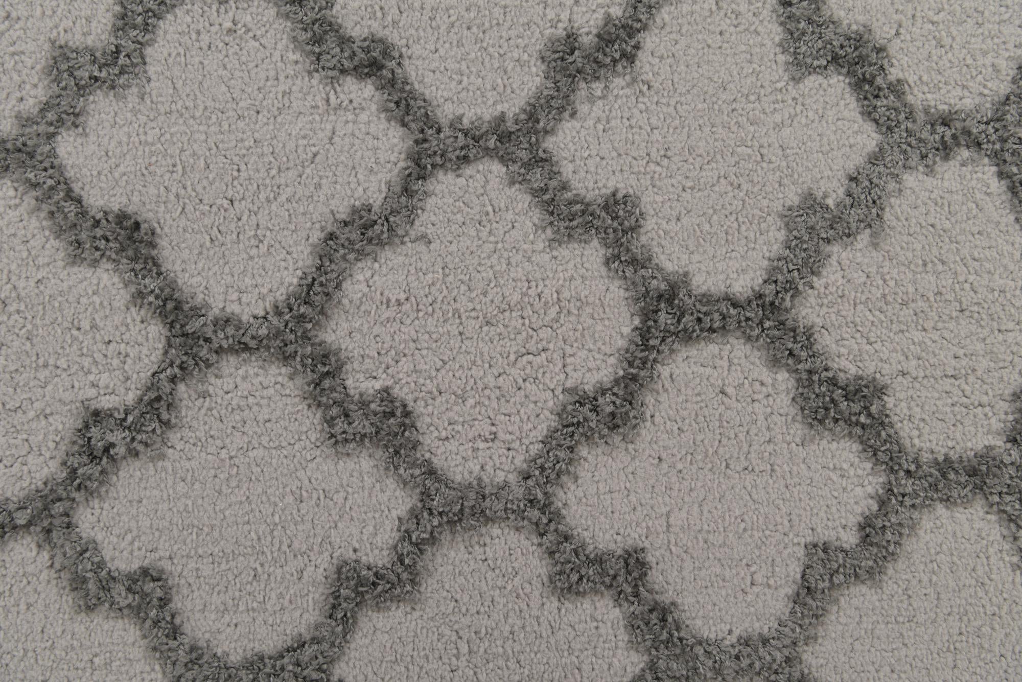 5' x 7' 10 Trellis Shag Rug
