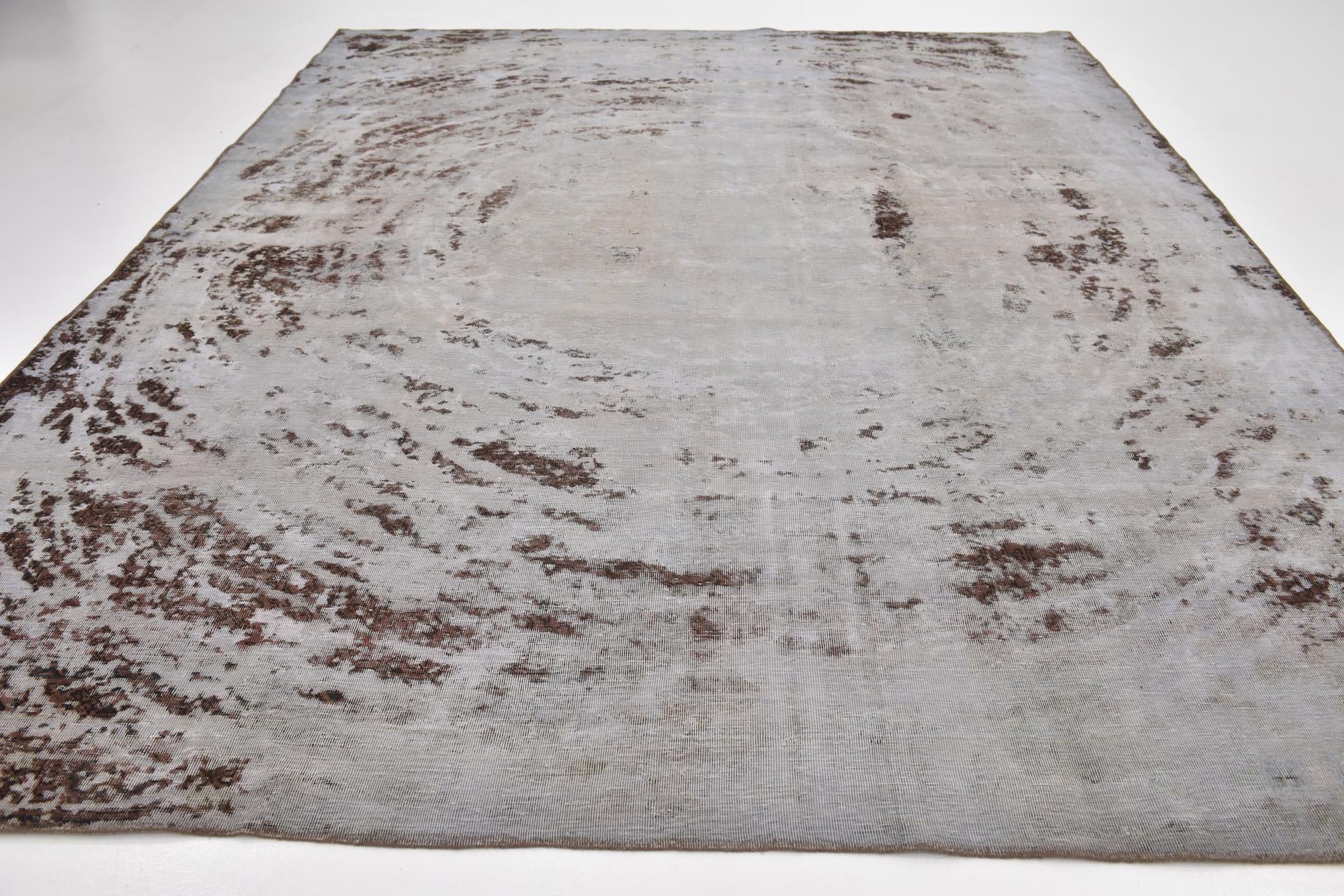 9' x 12' Hand Knotted Ultra Vintage Persian Wool Rug