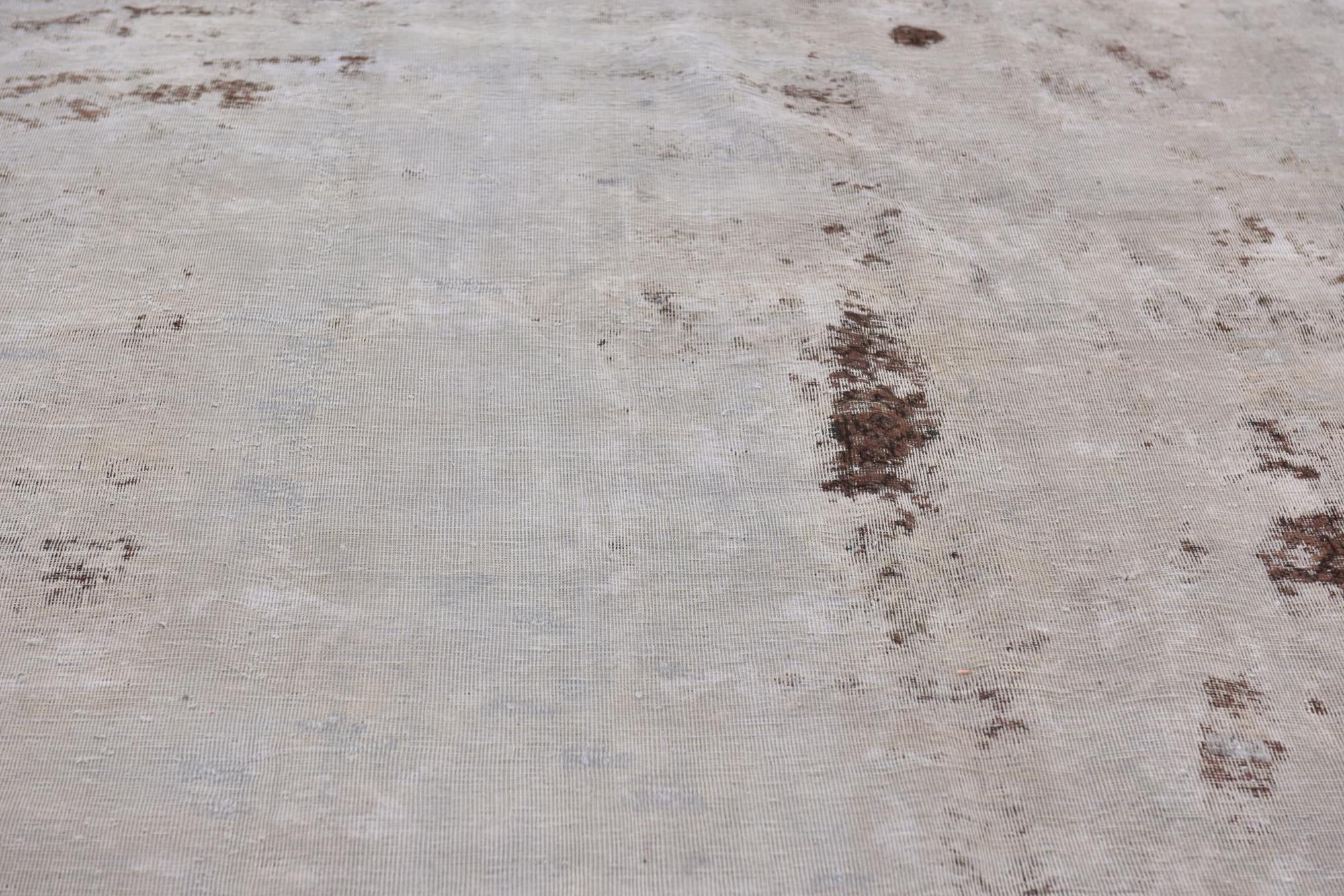 9' x 12' Hand Knotted Ultra Vintage Persian Wool Rug