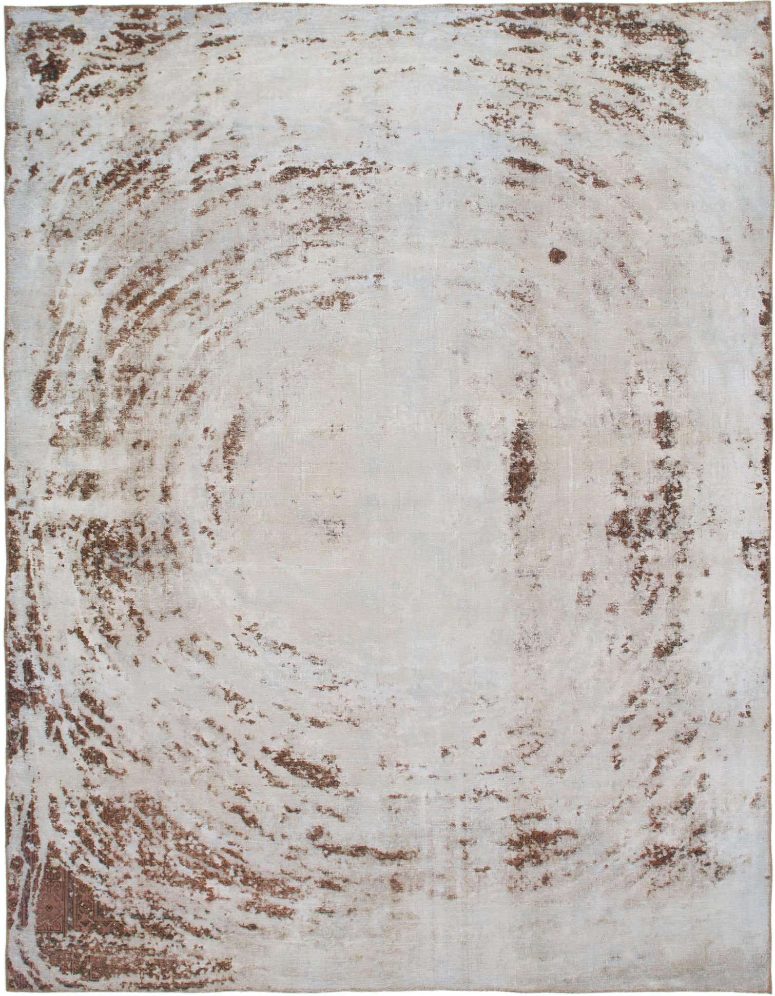 Primary image 9' x 12'  Hand Knotted Ultra Vintage Persian Wool Rug