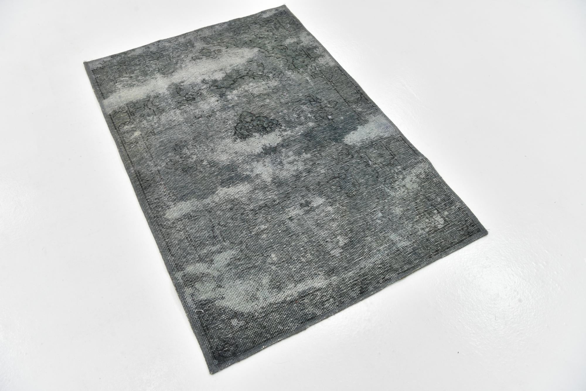 3' x 4' 7 Hand Knotted Ultra Vintage Persian Wool Rug