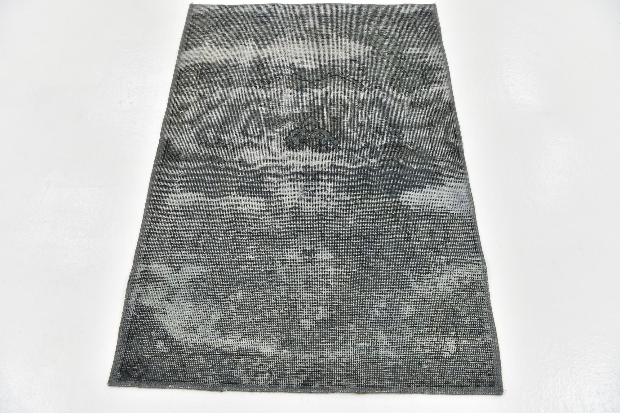 3' x 4' 7 Hand Knotted Ultra Vintage Persian Wool Rug