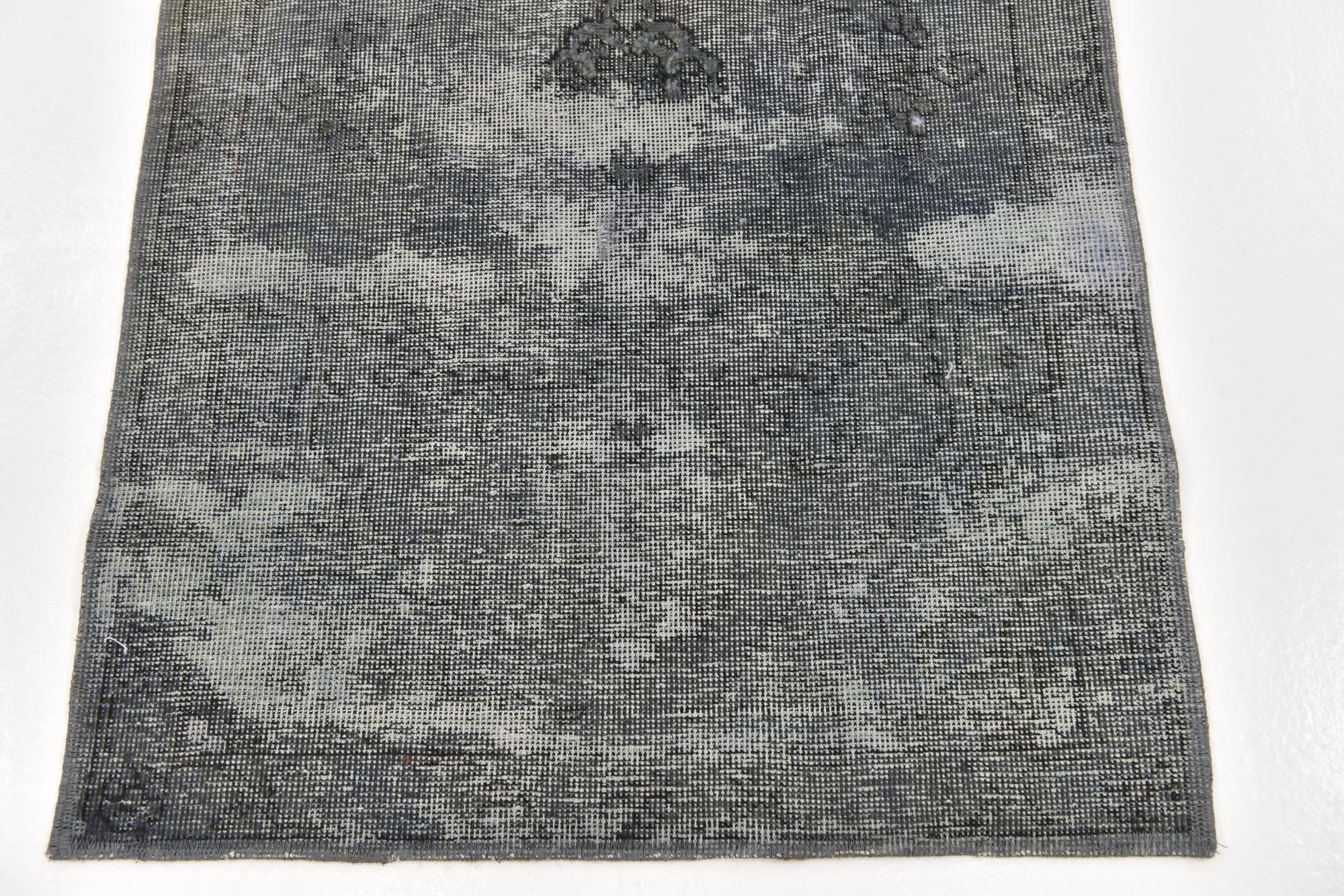 3' x 4' 7 Hand Knotted Ultra Vintage Persian Wool Rug