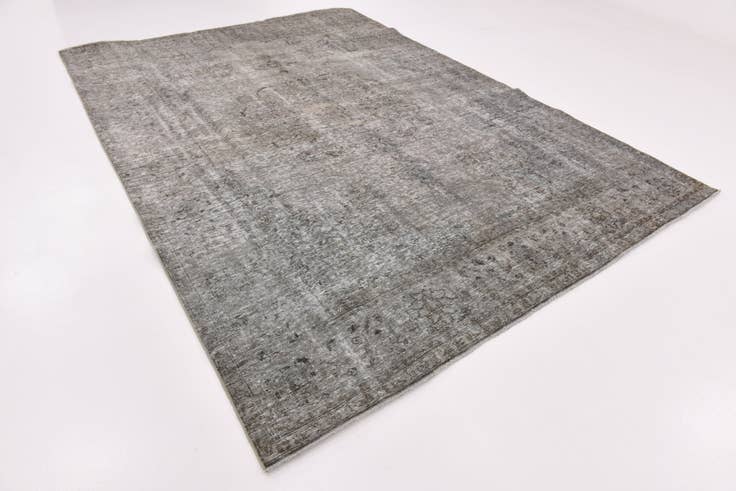 Detail image of 7' 10 x 11' Hand Knotted Ultra Vintage Persian Wool Rug