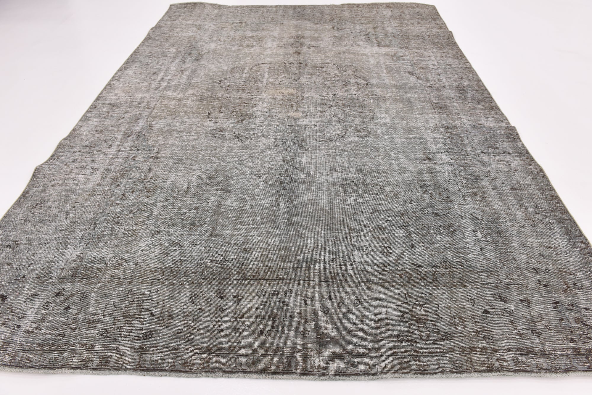7' 10 x 11' Hand Knotted Ultra Vintage Persian Wool Rug