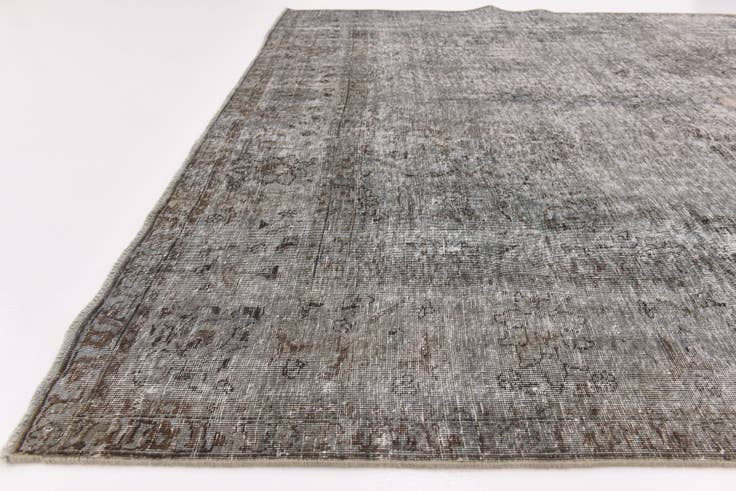 Detail image of 7' 10 x 11' Hand Knotted Ultra Vintage Persian Wool Rug