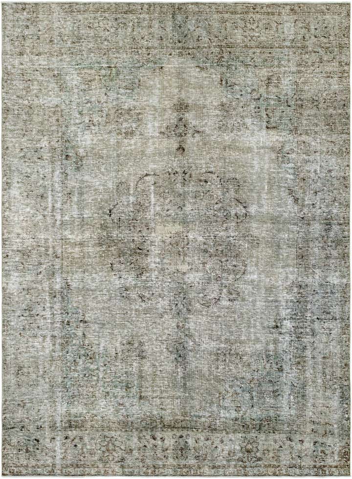 7' 10 x 11' Hand Knotted Ultra Vintage Persian Wool Rug