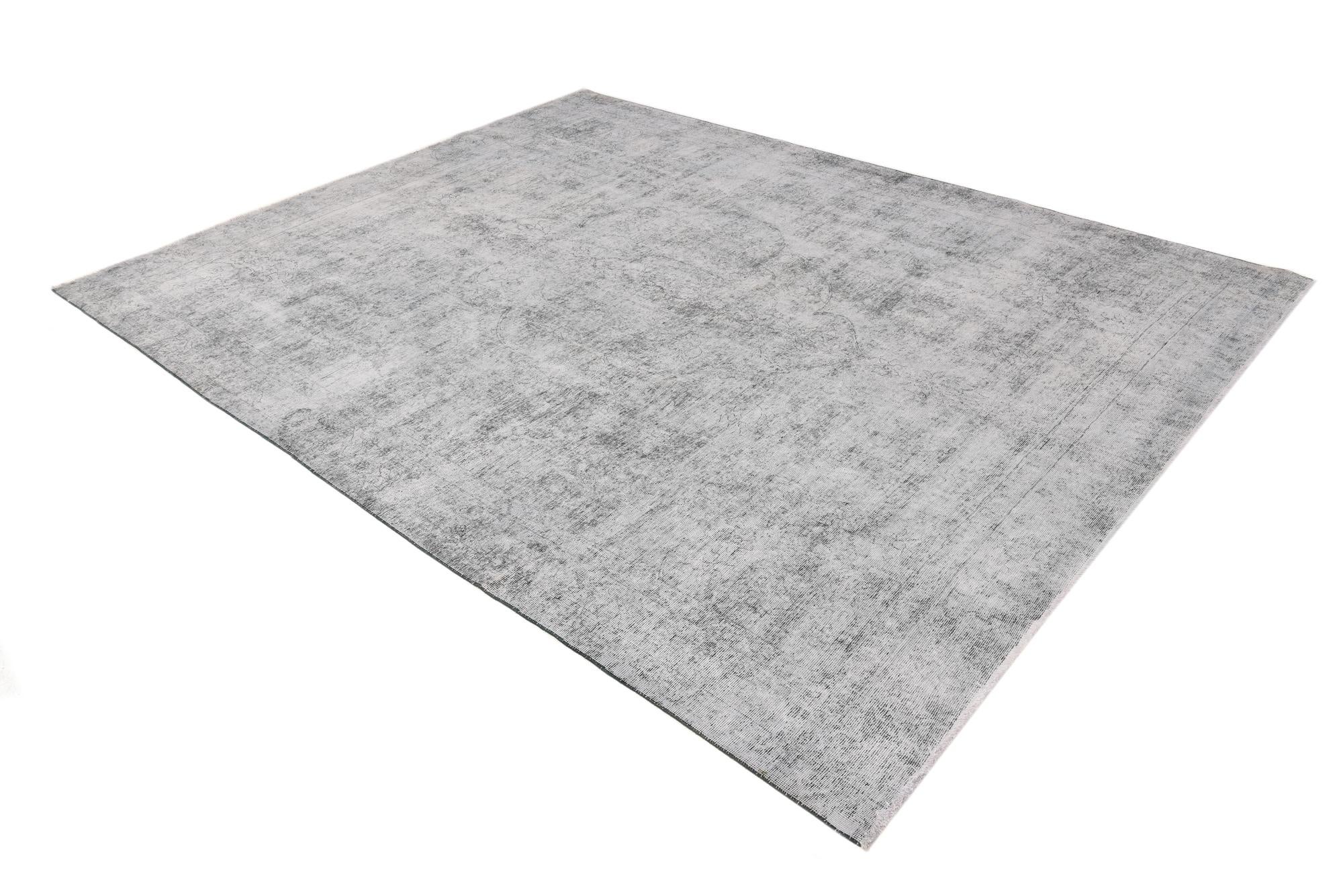 9' x 11' 9 Hand Knotted Ultra Vintage Persian Wool Rug