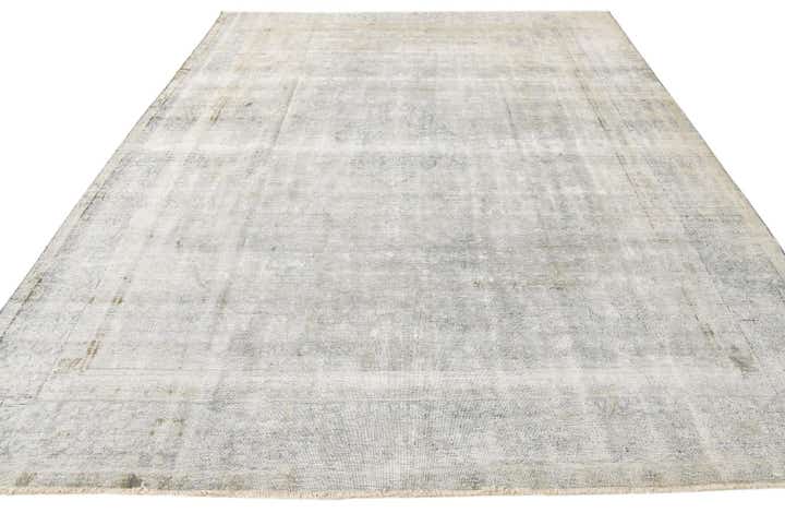 9' 2 x 12' Hand Knotted Ultra Vintage Persian Wool Rug