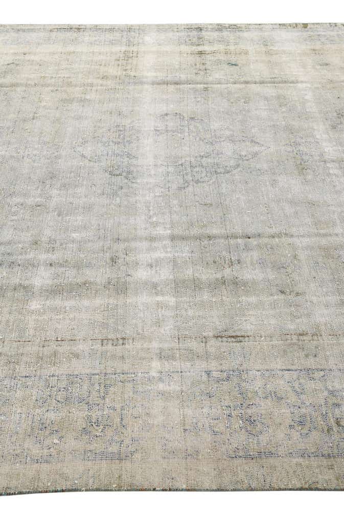9' 2 x 12' Hand Knotted Ultra Vintage Persian Wool Rug