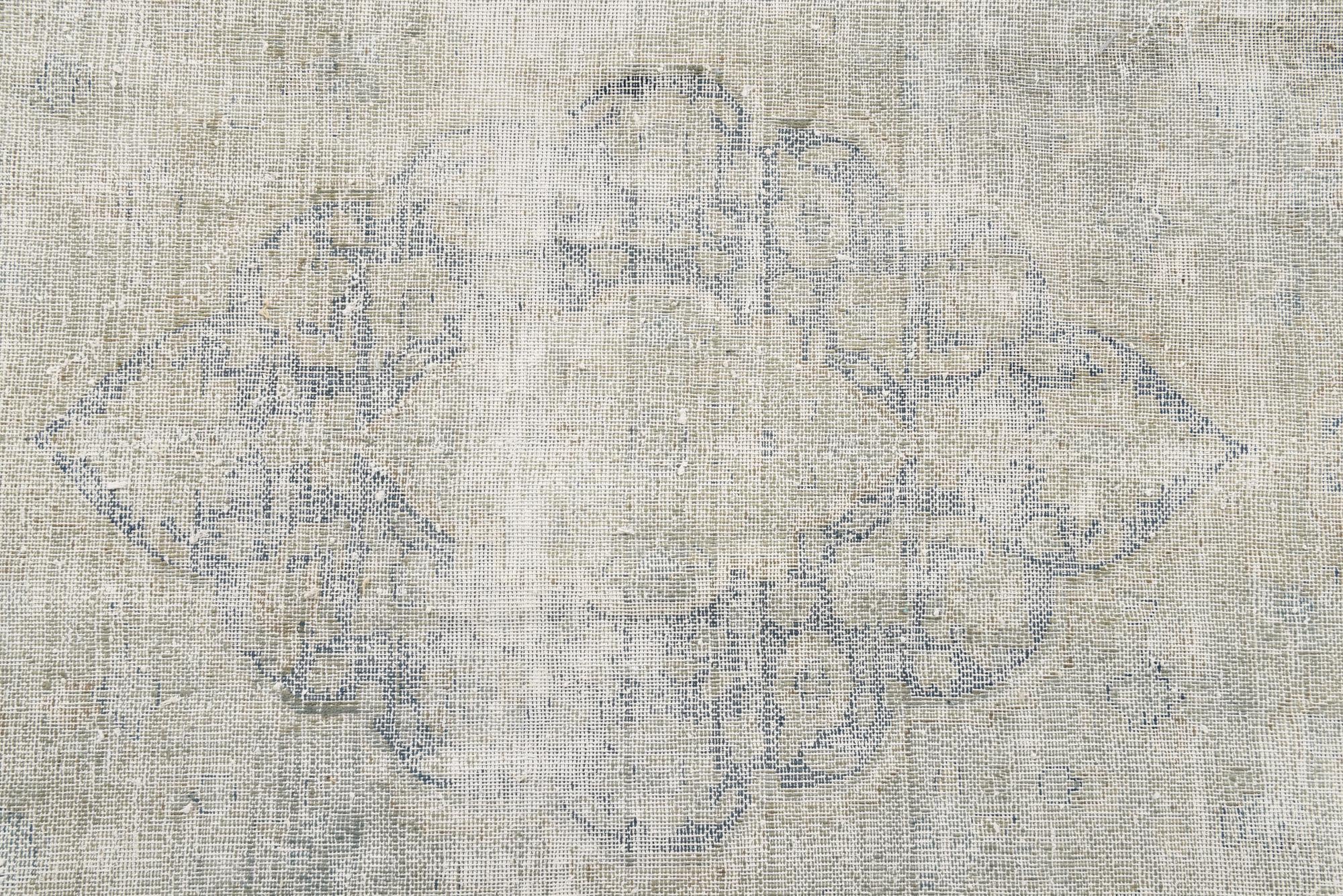 9' 2 x 12' Hand Knotted Ultra Vintage Persian Wool Rug