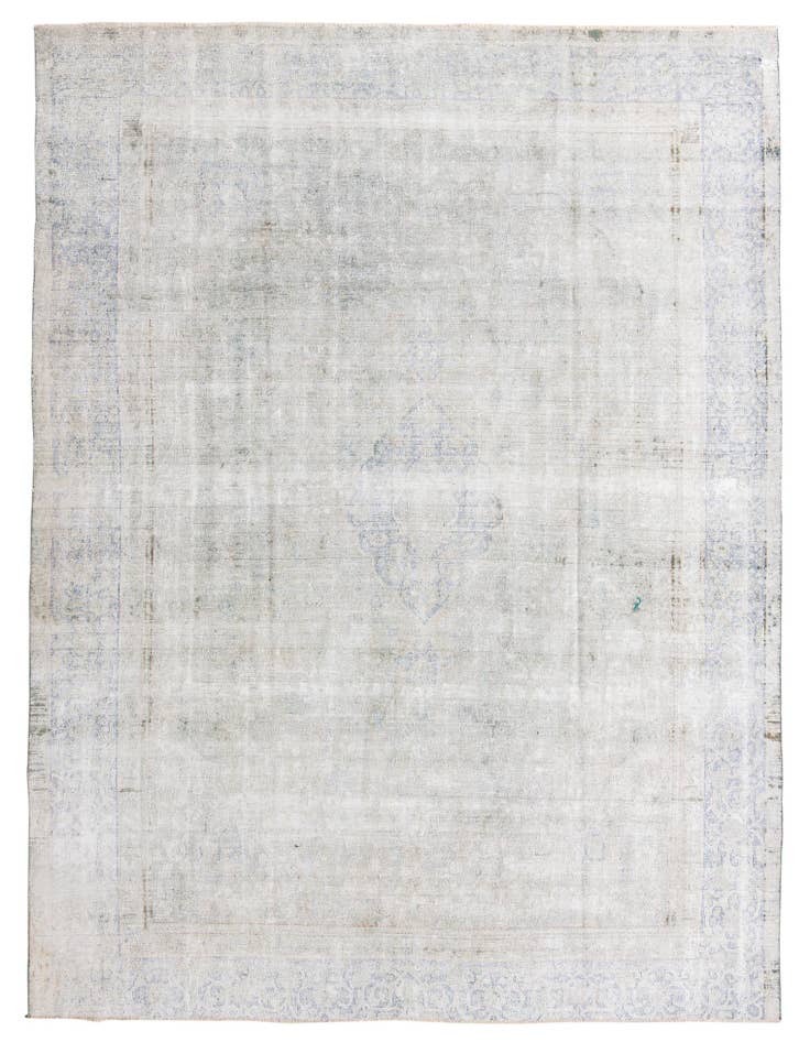 Detail image of 9' 2 x 12' Hand Knotted Ultra Vintage Persian Wool Rug