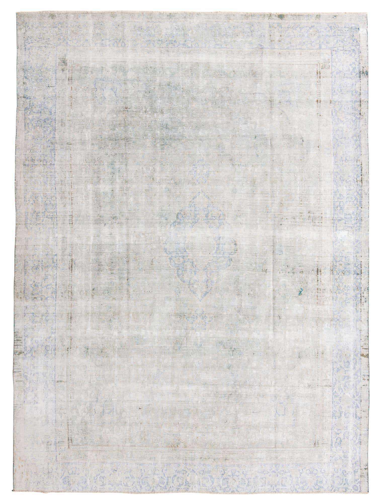 9' 2 x 12' Hand Knotted Ultra Vintage Persian Wool Rug