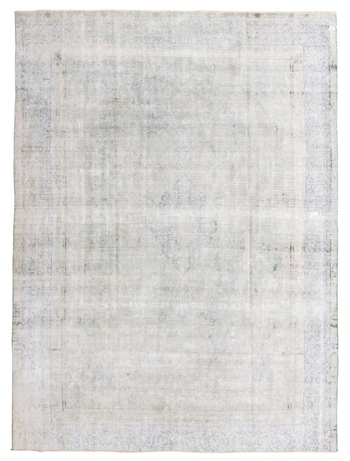9' 2 x 12' Hand Knotted Ultra Vintage Persian Wool Rug