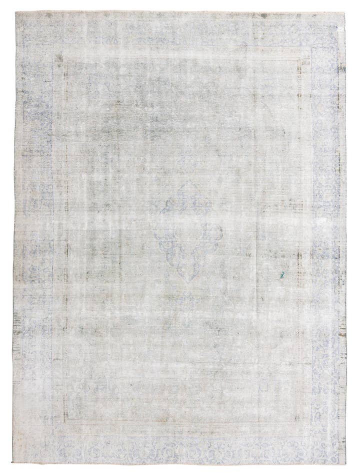 Detail image of 9' 2 x 12' Hand Knotted Ultra Vintage Persian Wool Rug