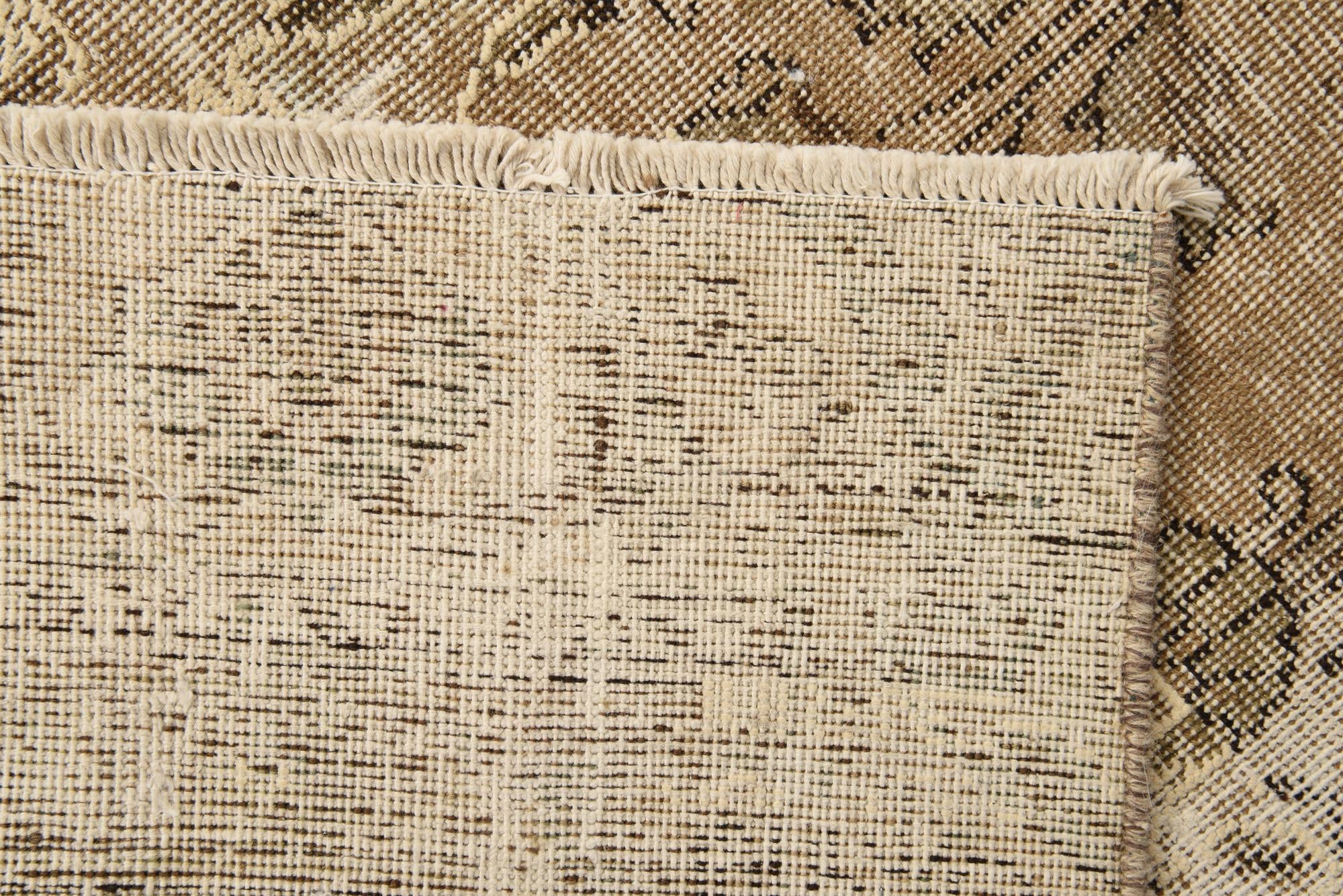 6' 5 x 10' 10 Hand Knotted Ultra Vintage Persian Wool Rug