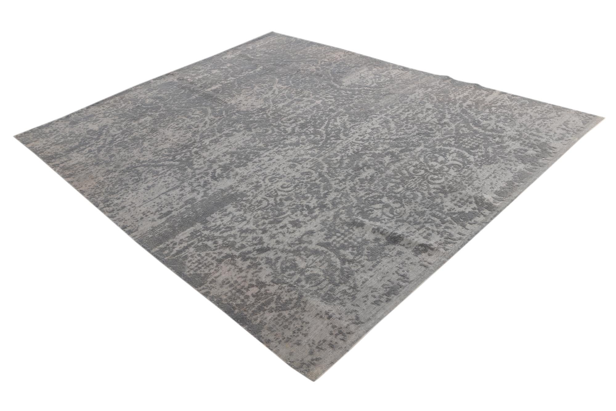 8' x 9' 7 Hand Knotted Ultra Vintage Persian Wool Rug