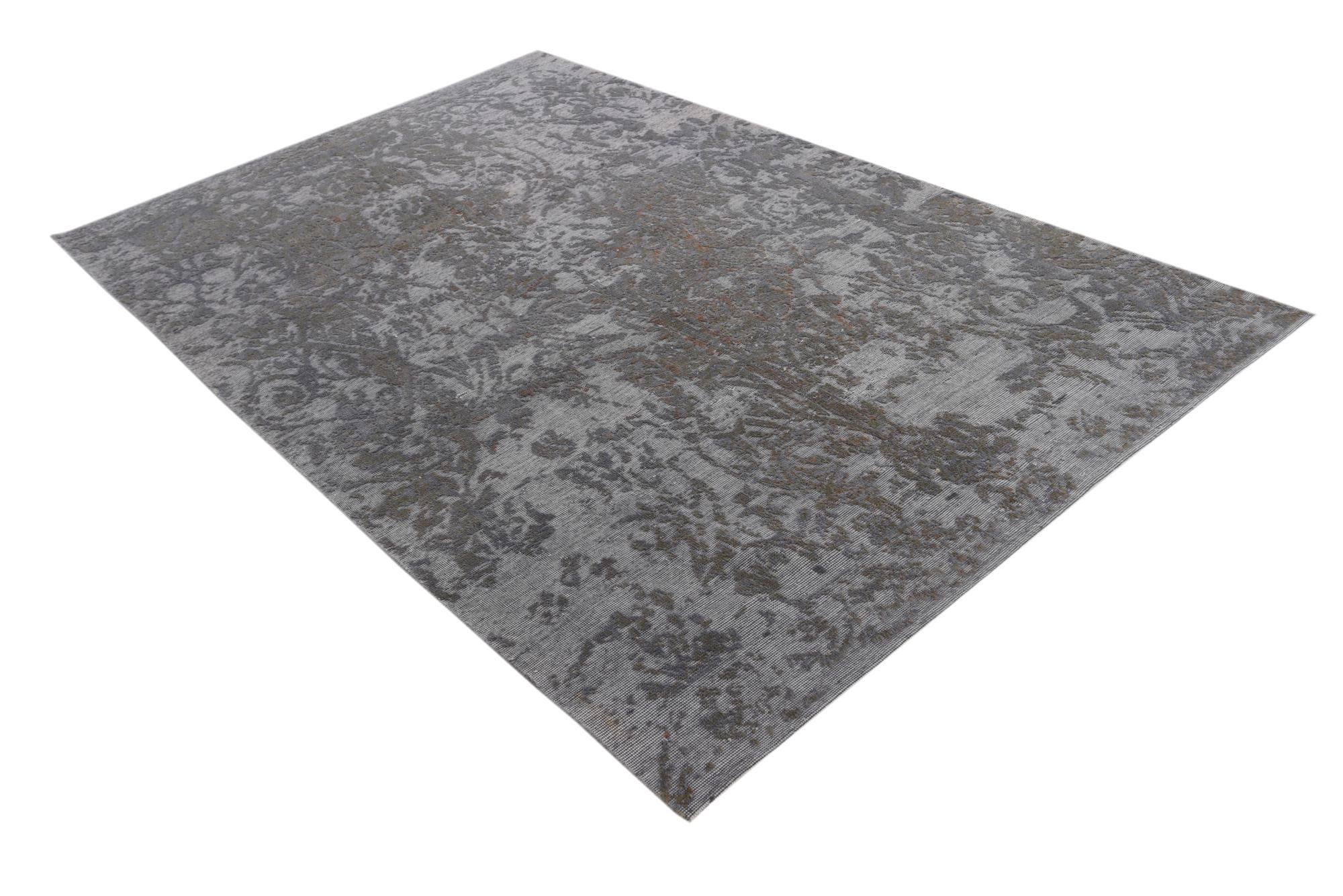 6' 2 x 9' 7 Hand Knotted Ultra Vintage Persian Wool Rug