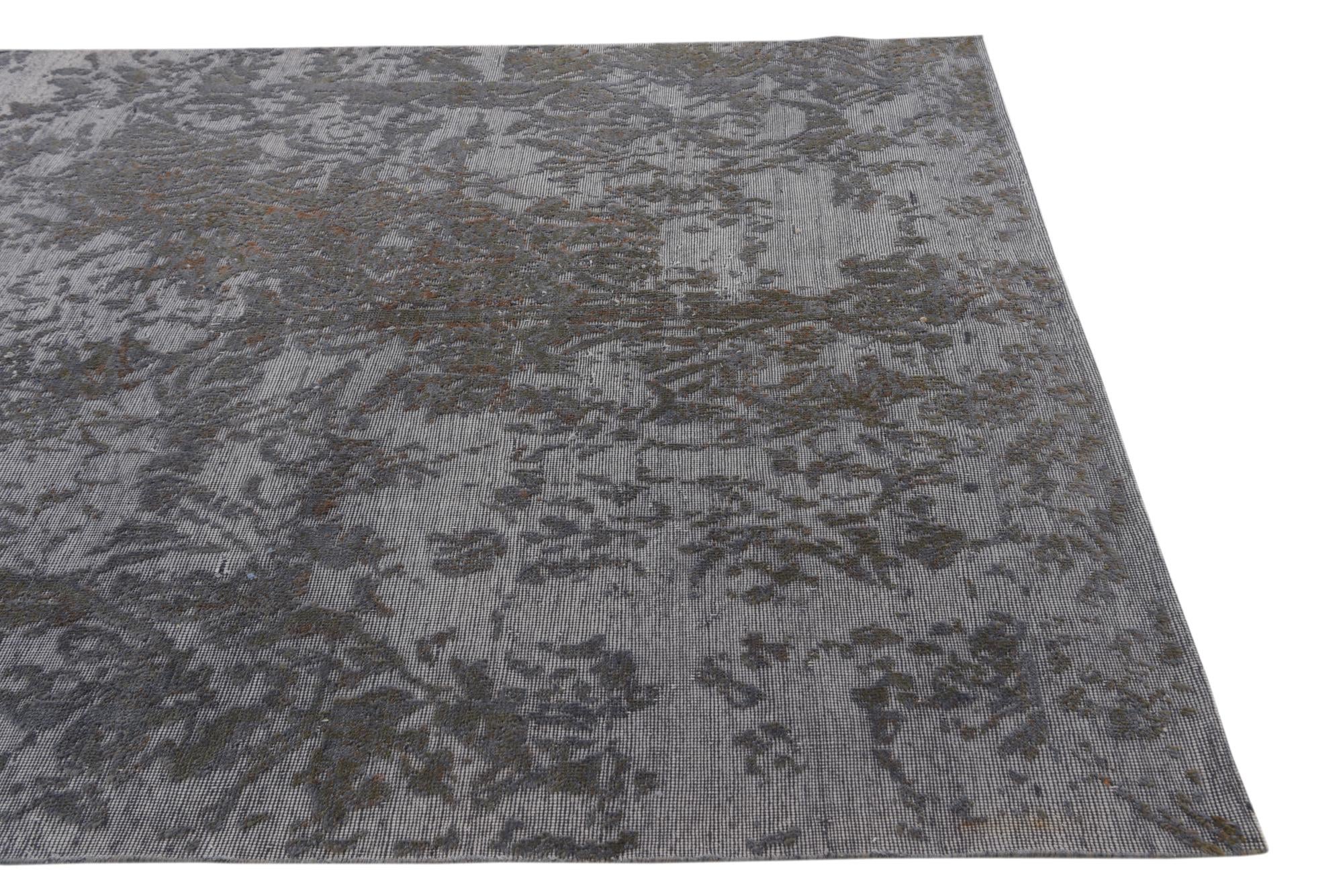 6' 2 x 9' 7 Hand Knotted Ultra Vintage Persian Wool Rug