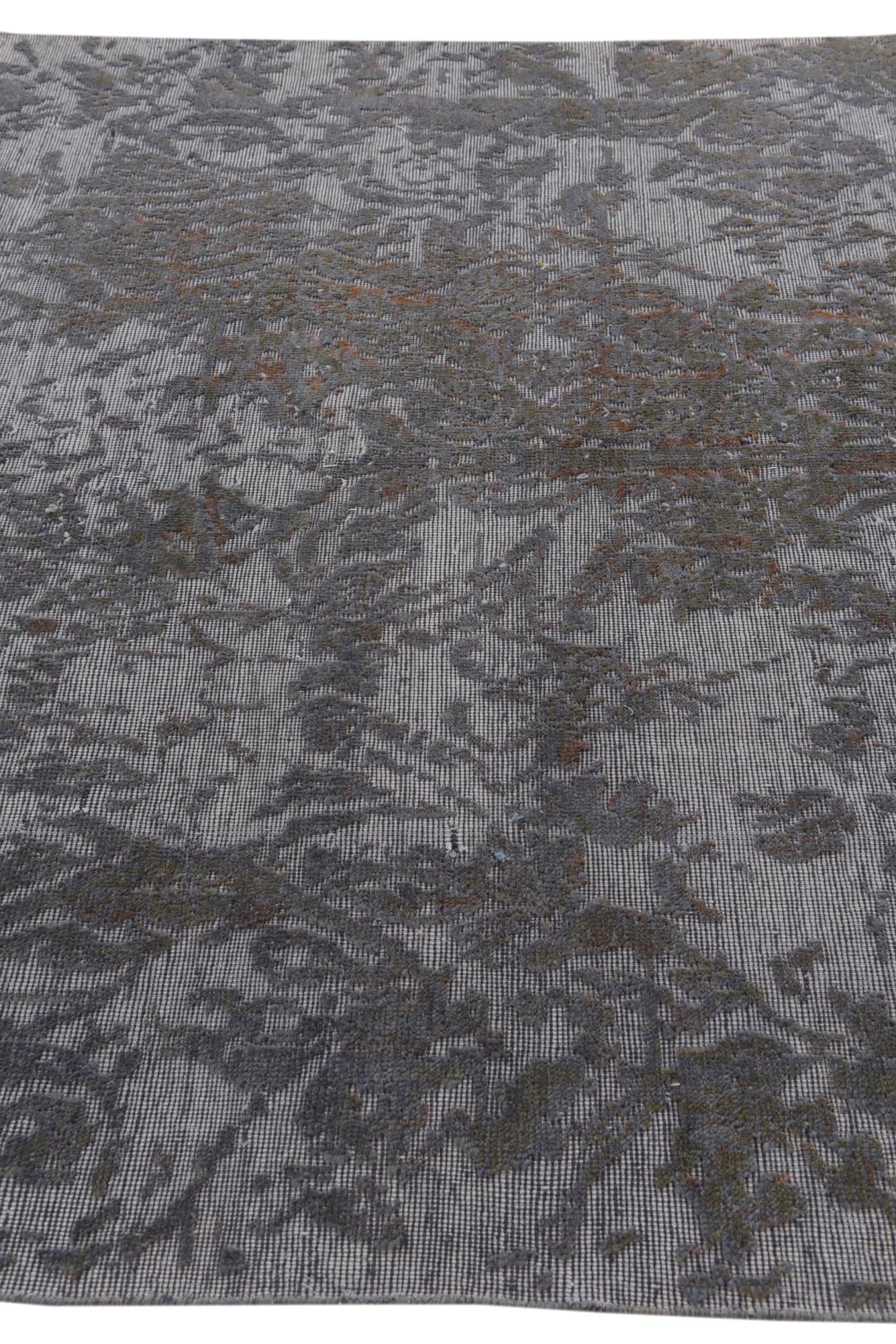 6' 2 x 9' 7 Hand Knotted Ultra Vintage Persian Wool Rug