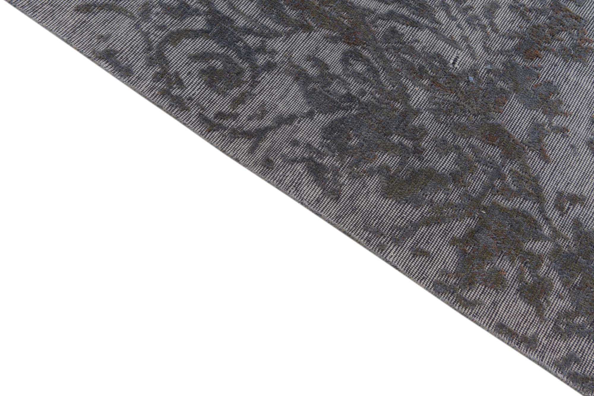 6' 2 x 9' 7 Hand Knotted Ultra Vintage Persian Wool Rug