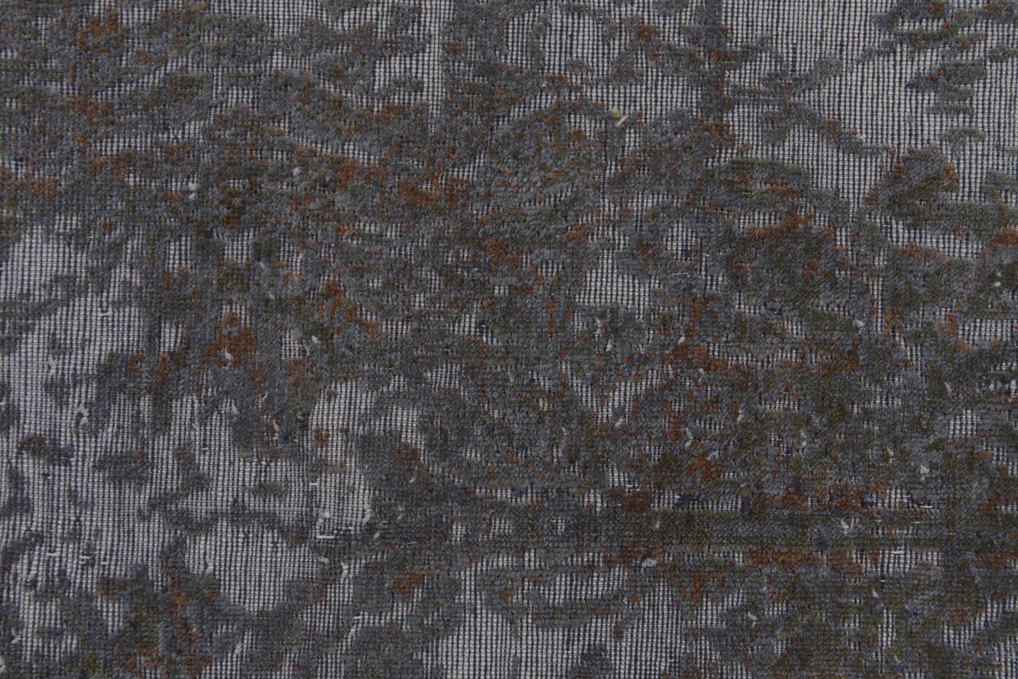 6' 2 x 9' 7 Hand Knotted Ultra Vintage Persian Wool Rug