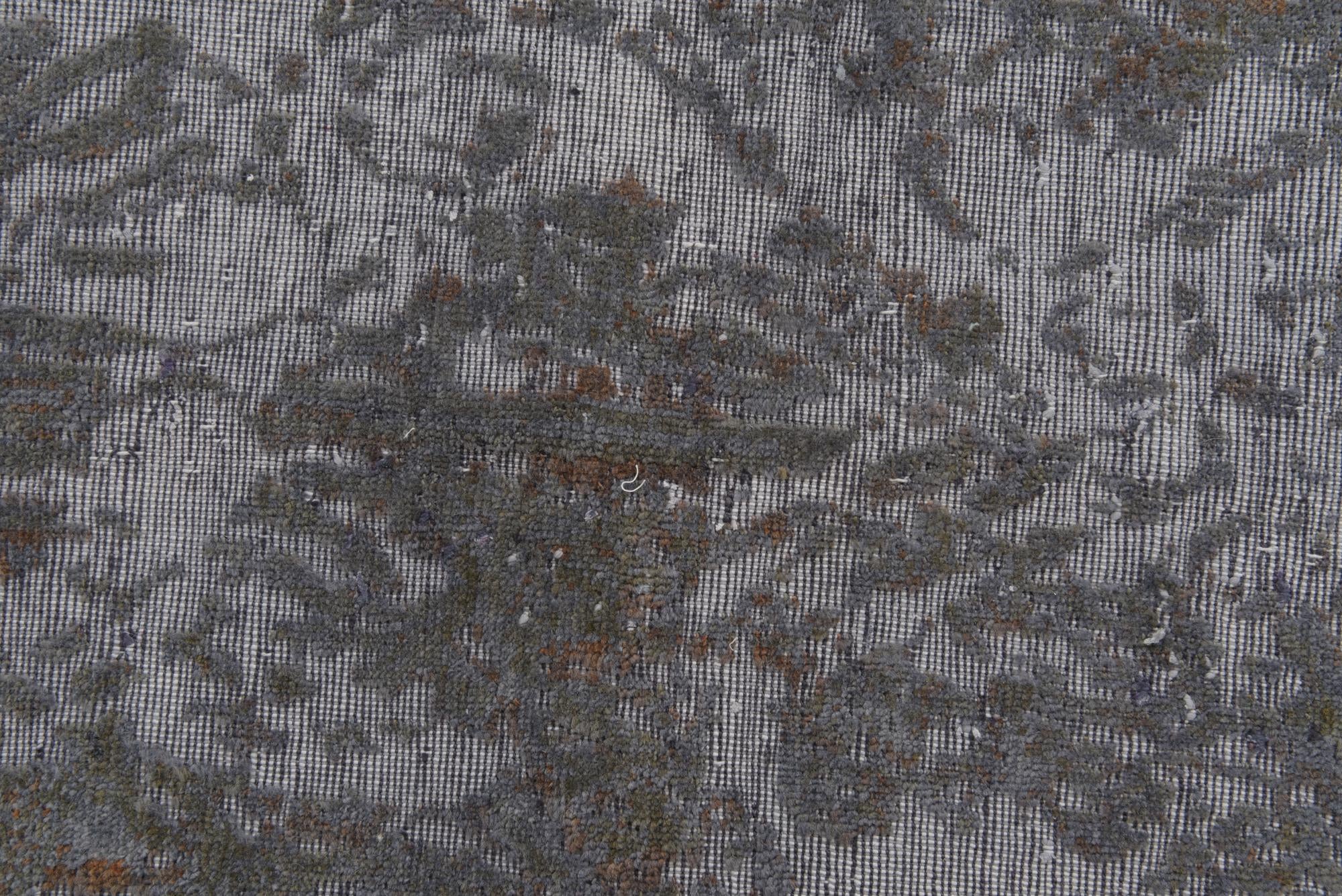 6' 2 x 9' 7 Hand Knotted Ultra Vintage Persian Wool Rug