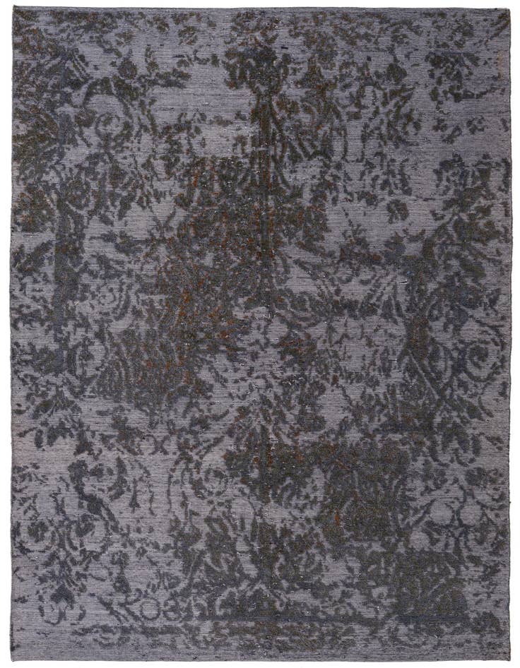 Detail image of 6' 2 x 9' 7 Hand Knotted Ultra Vintage Persian Wool Rug