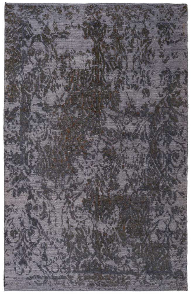 6' 2 x 9' 7 Hand Knotted Ultra Vintage Persian Wool Rug