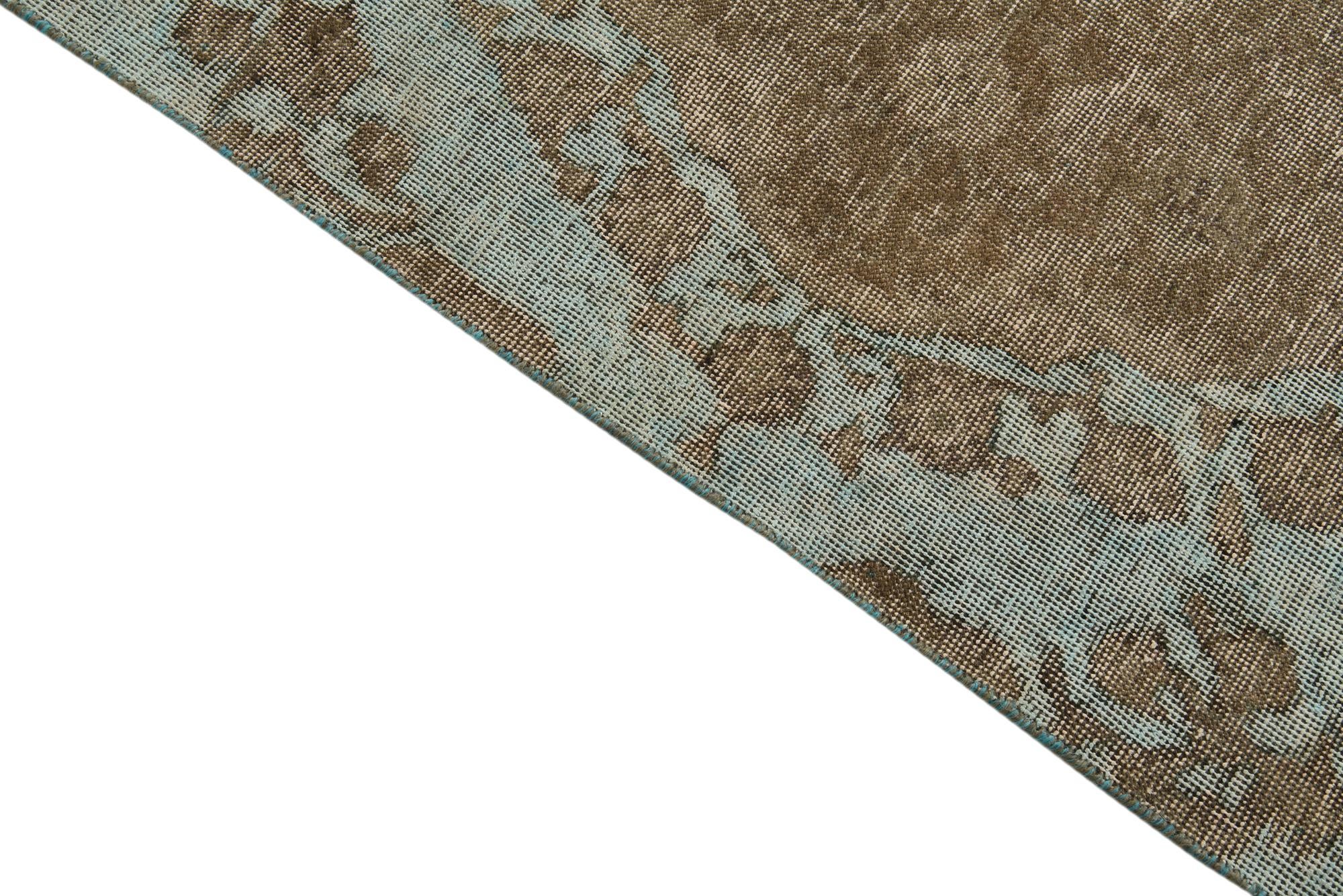 4' 6 x 6' 2 Hand Knotted Ultra Vintage Persian Wool Rug