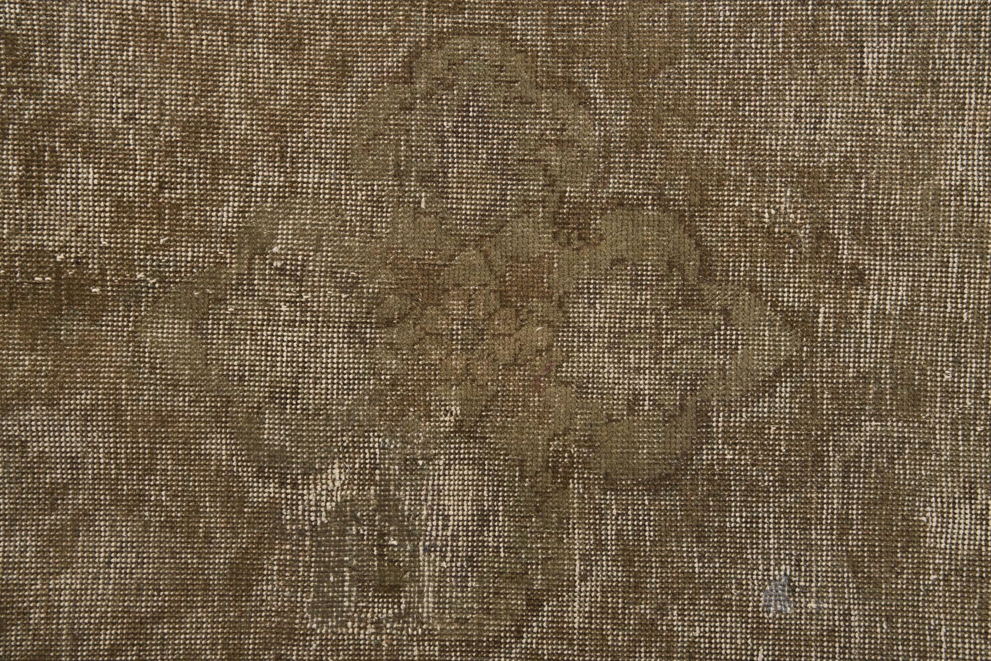 4' 6 x 6' 2 Hand Knotted Ultra Vintage Persian Wool Rug