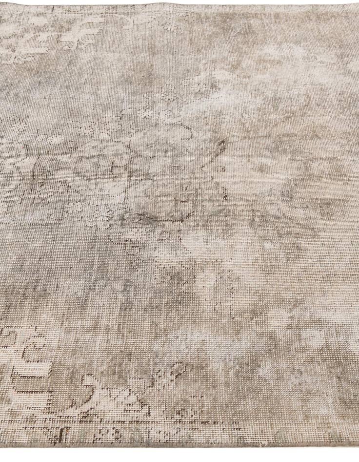 Detail image of 4' 9 x 8' 4  Hand Knotted Ultra Vintage Persian Wool Rug