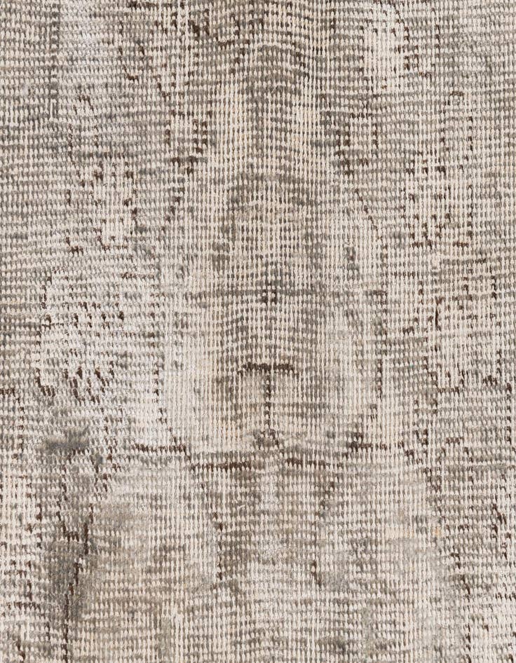 Detail image of 4' 9 x 8' 4  Hand Knotted Ultra Vintage Persian Wool Rug