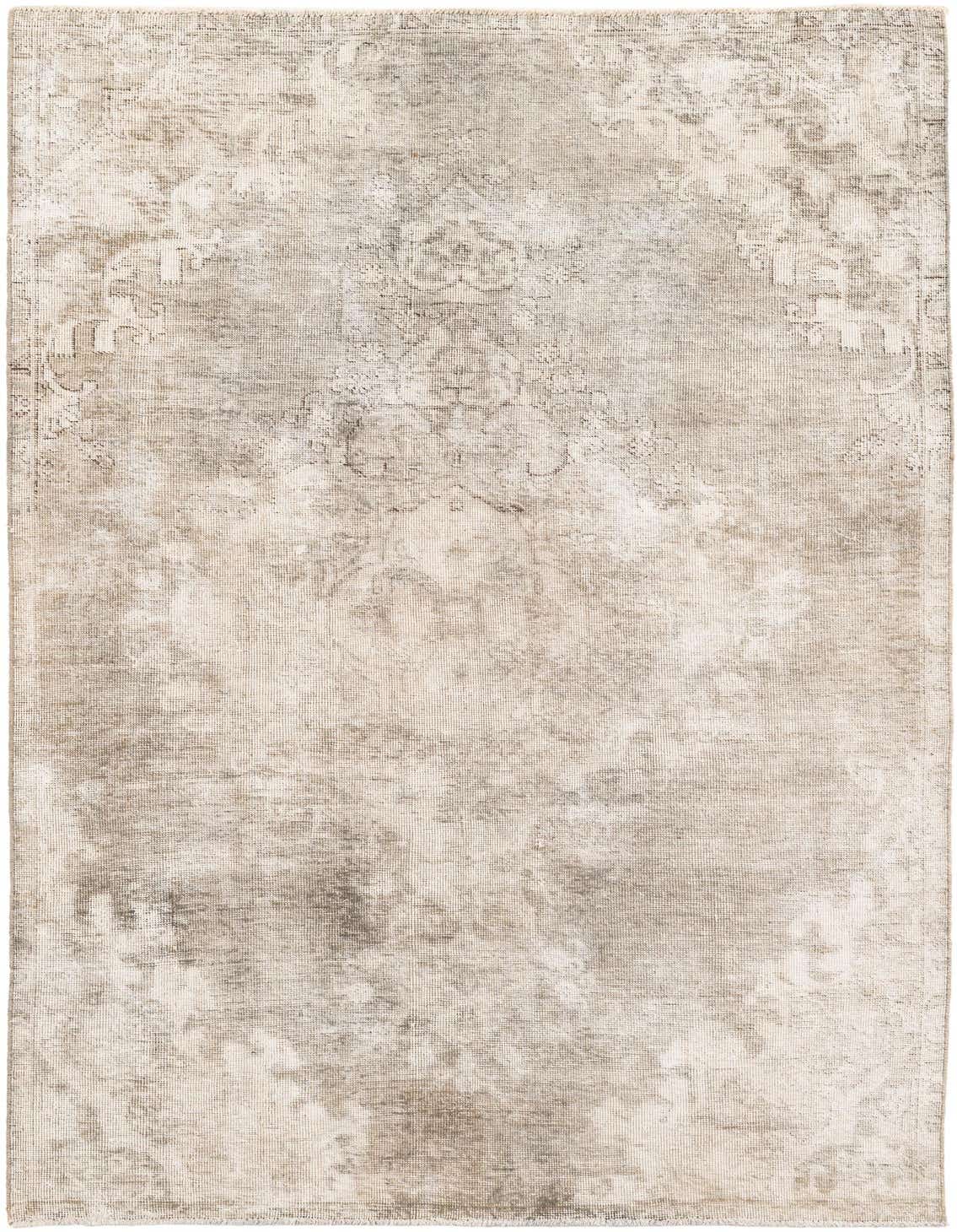 Primary image 4' 9 x 8' 4  Hand Knotted Ultra Vintage Persian Wool Rug