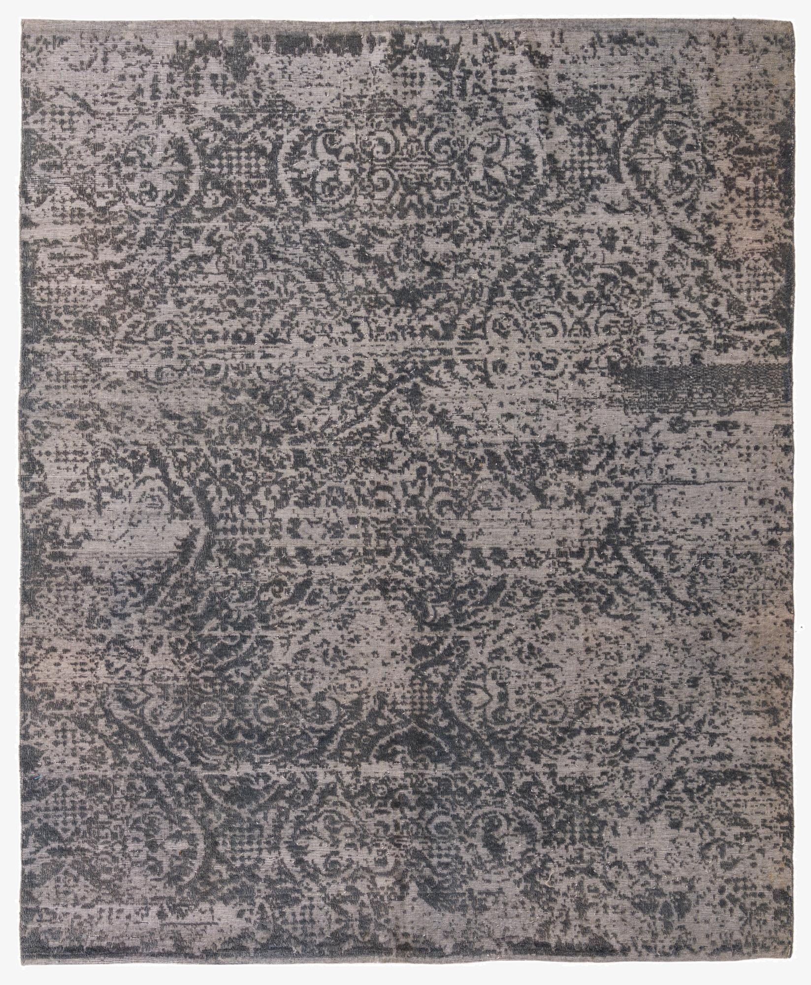 8' x 9' 7  Hand Knotted Ultra Vintage Persian Wool Rug