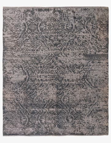 8' x 9' 7 Hand Knotted Ultra Vintage Persian Wool Rug