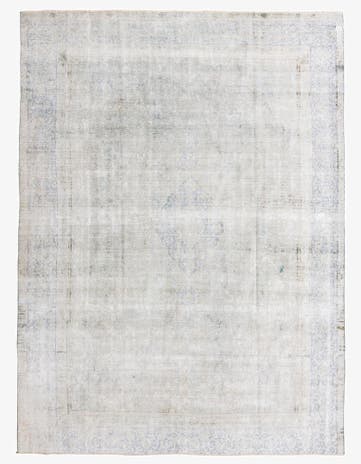 9' 2 x 12' Hand Knotted Ultra Vintage Persian Wool Rug